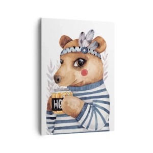 Tablou pe pânză - Ursoaică dulce - 50x70 cm