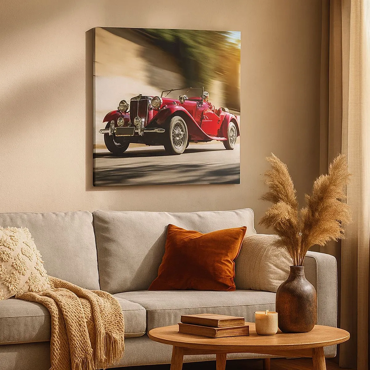 Tablou pe pânză - Mai frumoasă decât Nike din Samothrace - 30x30 cm