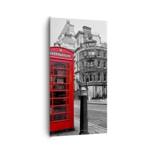 Tablou pe pânză - Cea mai roșie din Europa - 65x120 cm