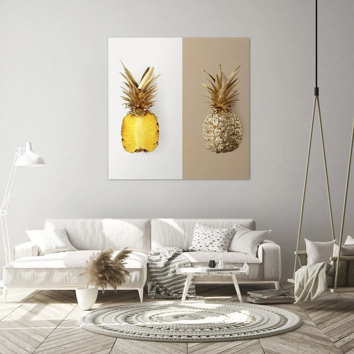 Tablou pe pânză - Ananas de împărțit - 50x50 cm