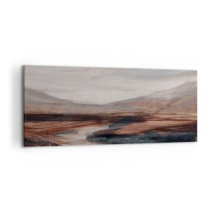 Tablou pe pânză -  Valea liniștită - 120x50 cm