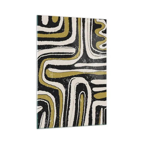 Tablou pe sticlă - Compoziție: pasaje și alei - 70x100 cm