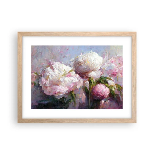 Poster în ramă de stejar deschis - Un buchet plin de viață - 40x30 cm
