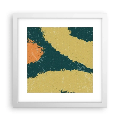 Poster în ramă albă - Abstracție - în slow motion - 30x30 cm