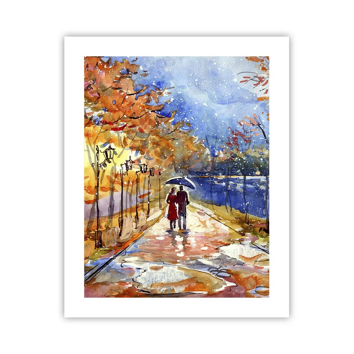 Poster - Împreună până la limita de timp - 40x50 cm