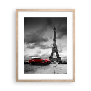 Poster în ramă de stejar deschis - Nu cu mult timp în urmă, la Paris - 40x50 cm