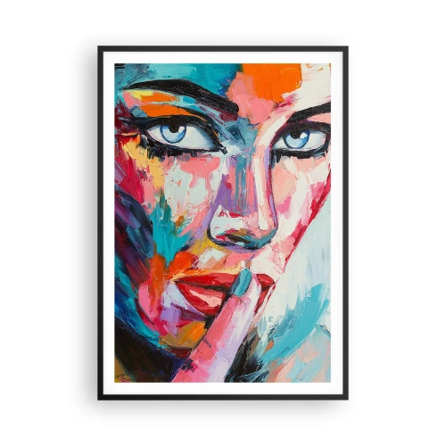 Poster în ramă neagră - Primul nostru secret - 70x100 cm