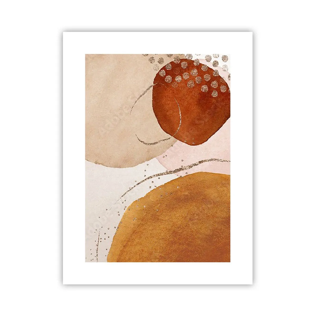 Poster - Rotunjime și mișcare - 30x40 cm