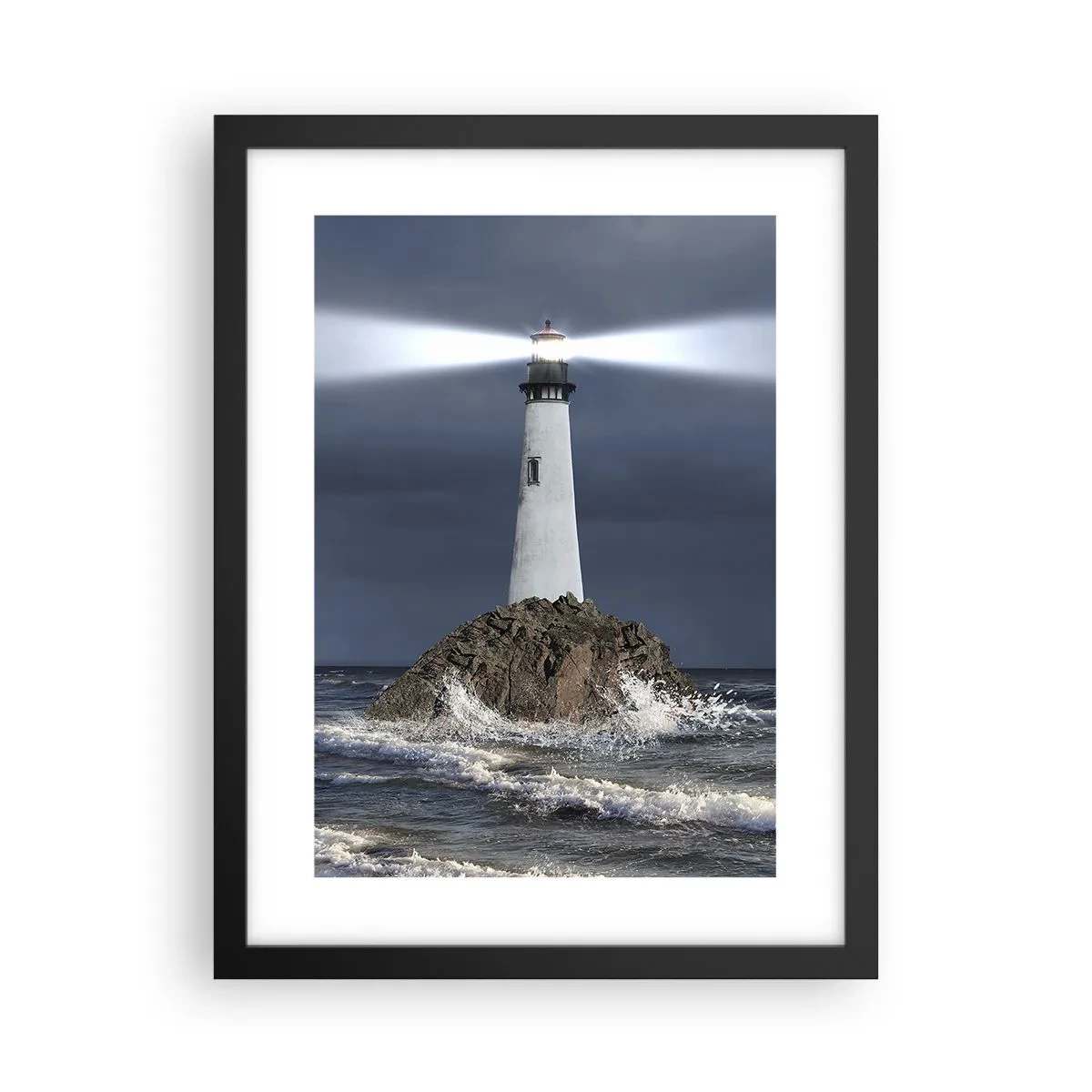 Poster în ramă neagră - Aici... aici...! - 30x40 cm