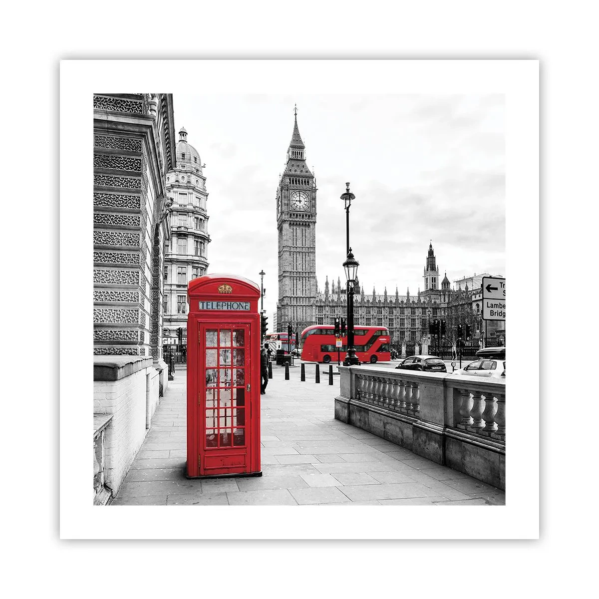 Poster - Fără îndoială, Londra - 50x50 cm