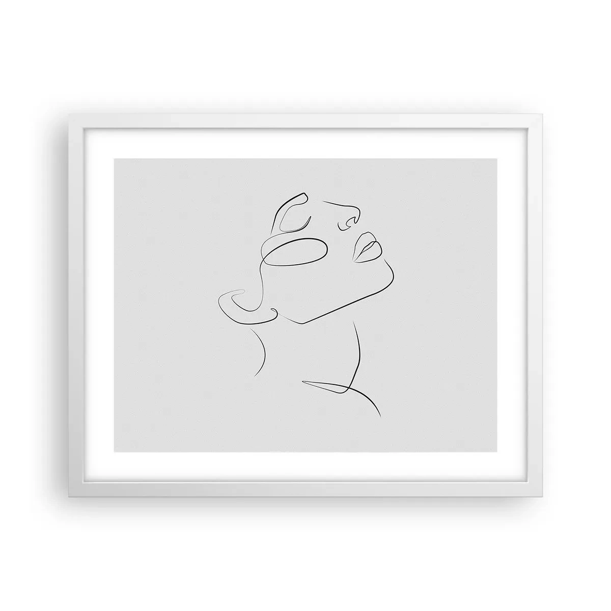 Poster în ramă albă - Meandrele unui vis - 50x40 cm