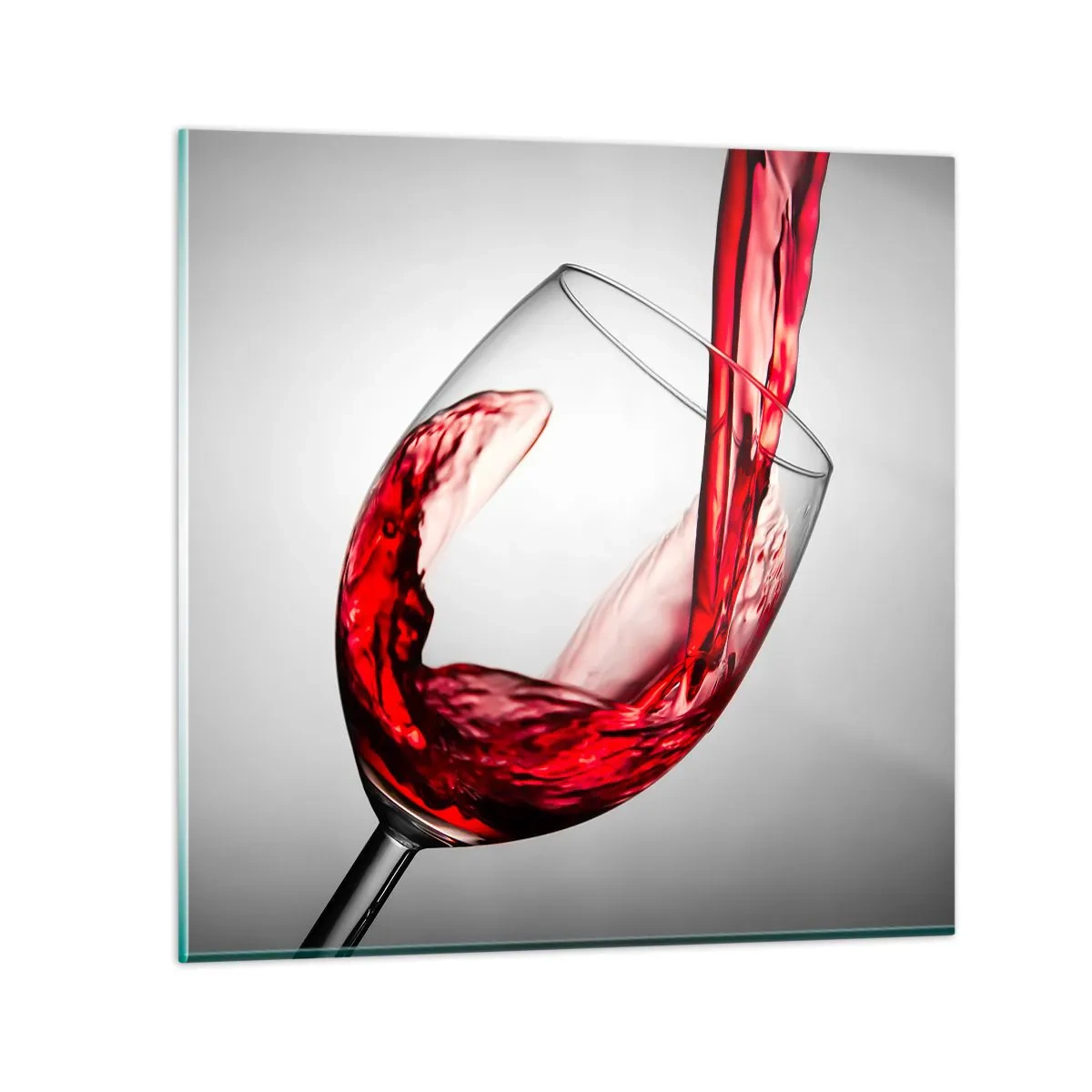 Tablou pe sticlă - Culoare - mișcare - sunet - 30x30 cm
