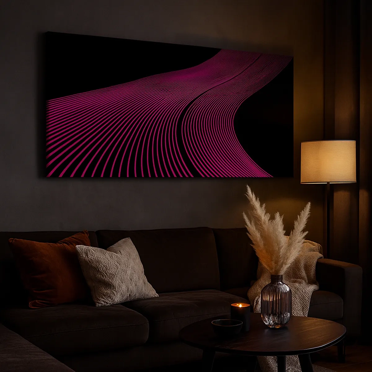 Tablou pe pânză - Bulevardul de lumină - 30x30 cm