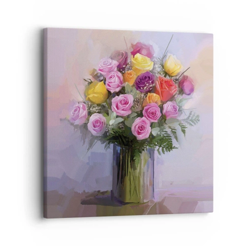 Tablou pe pânză - Frumusețe reținută - 30x30 cm