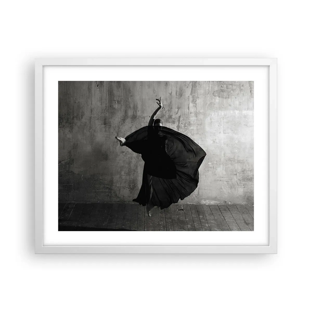 Poster în ramă albă - Un pas pasional - 50x40 cm