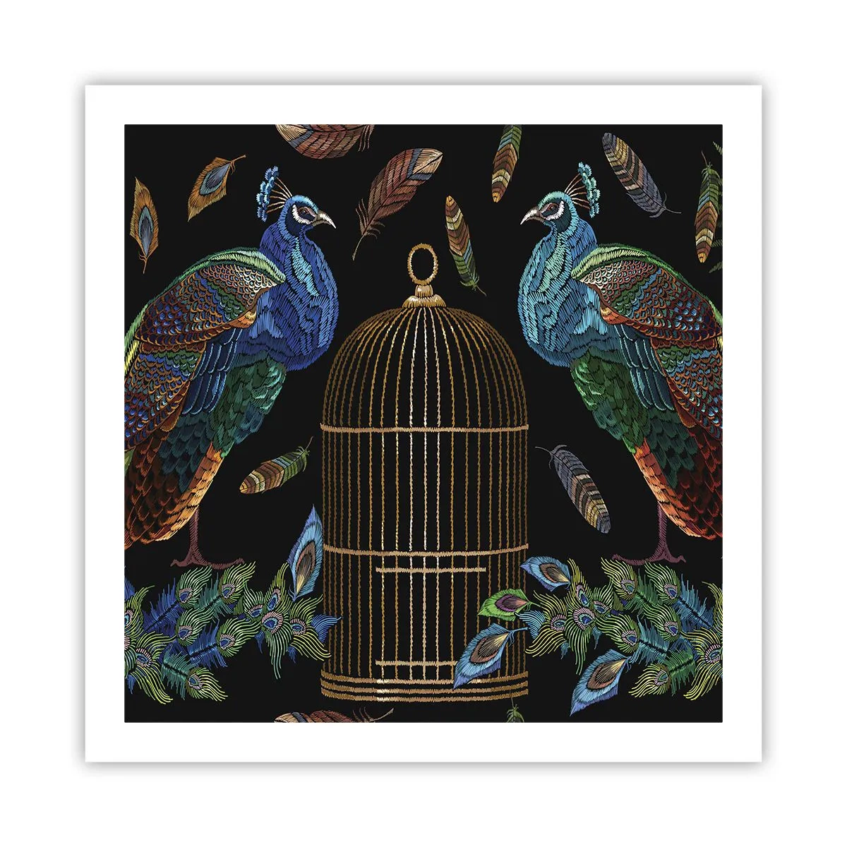 Poster - În veșmânt regal - 60x60 cm