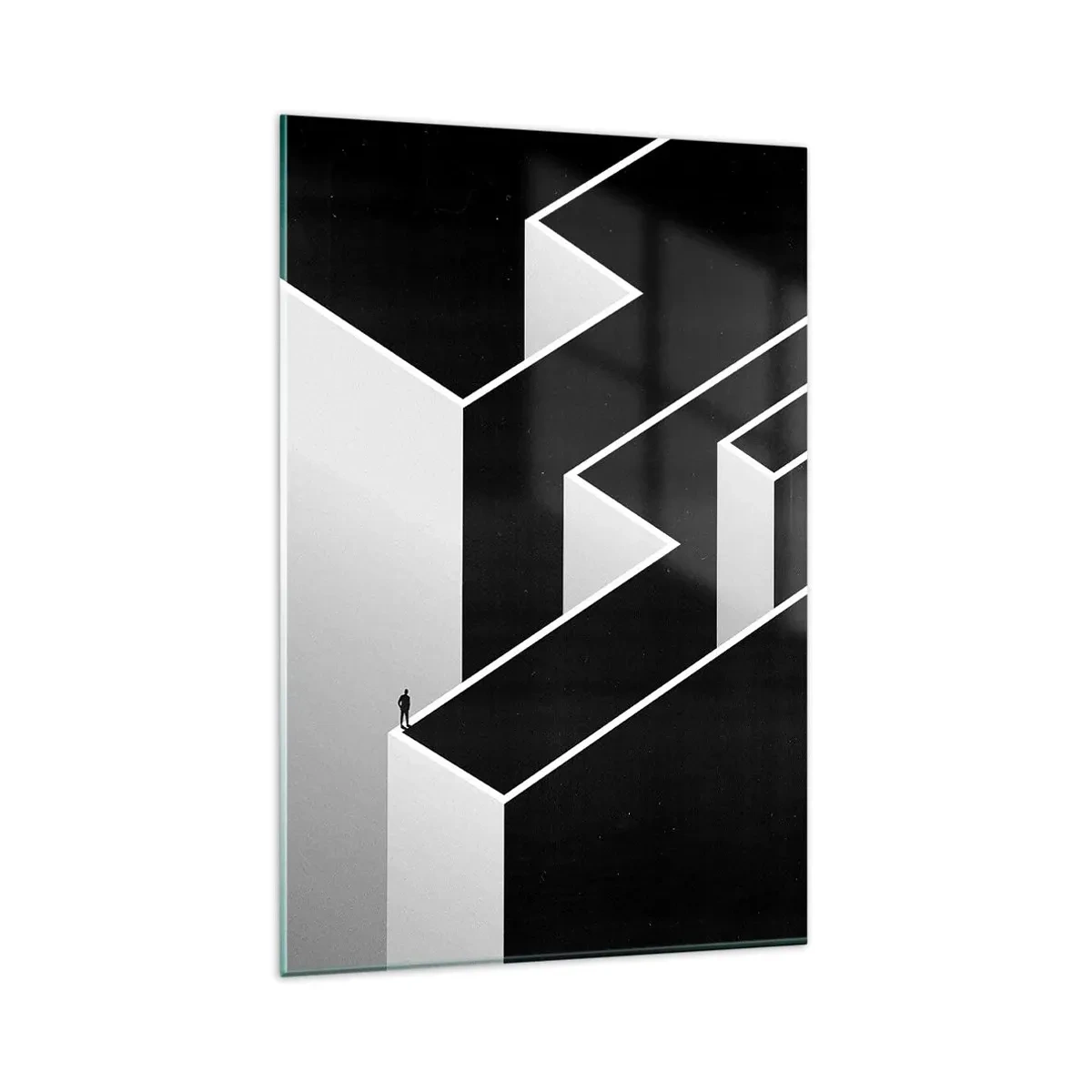 Tablou pe sticlă - Singurătate la vârf - 80x120 cm