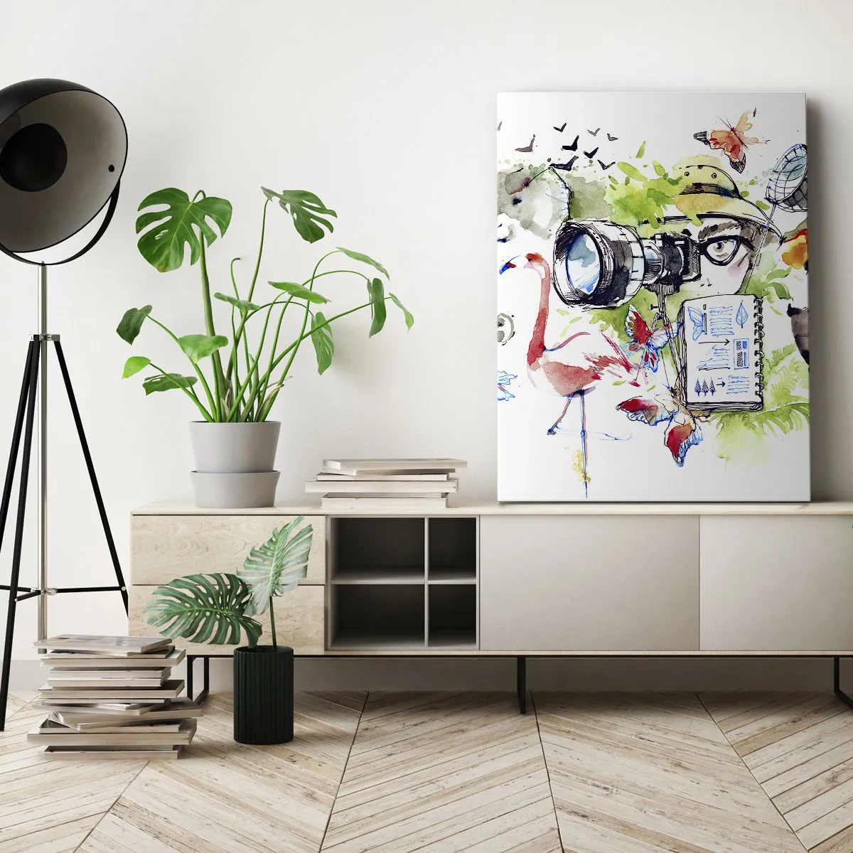 Tablou pe pânză - Prin obiectivul unui călător - 50x70 cm