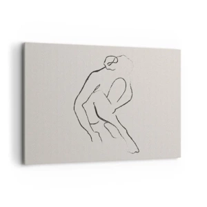 Tablou pe pânză - Schiță intimă - 100x70 cm
