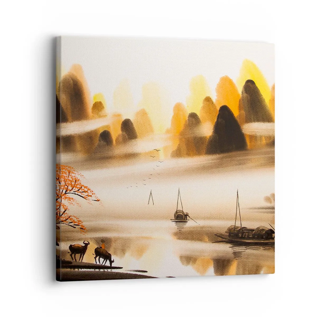 Tablou pe pânză - Mai departe decât Orientul Îndepărtat - 30x30 cm