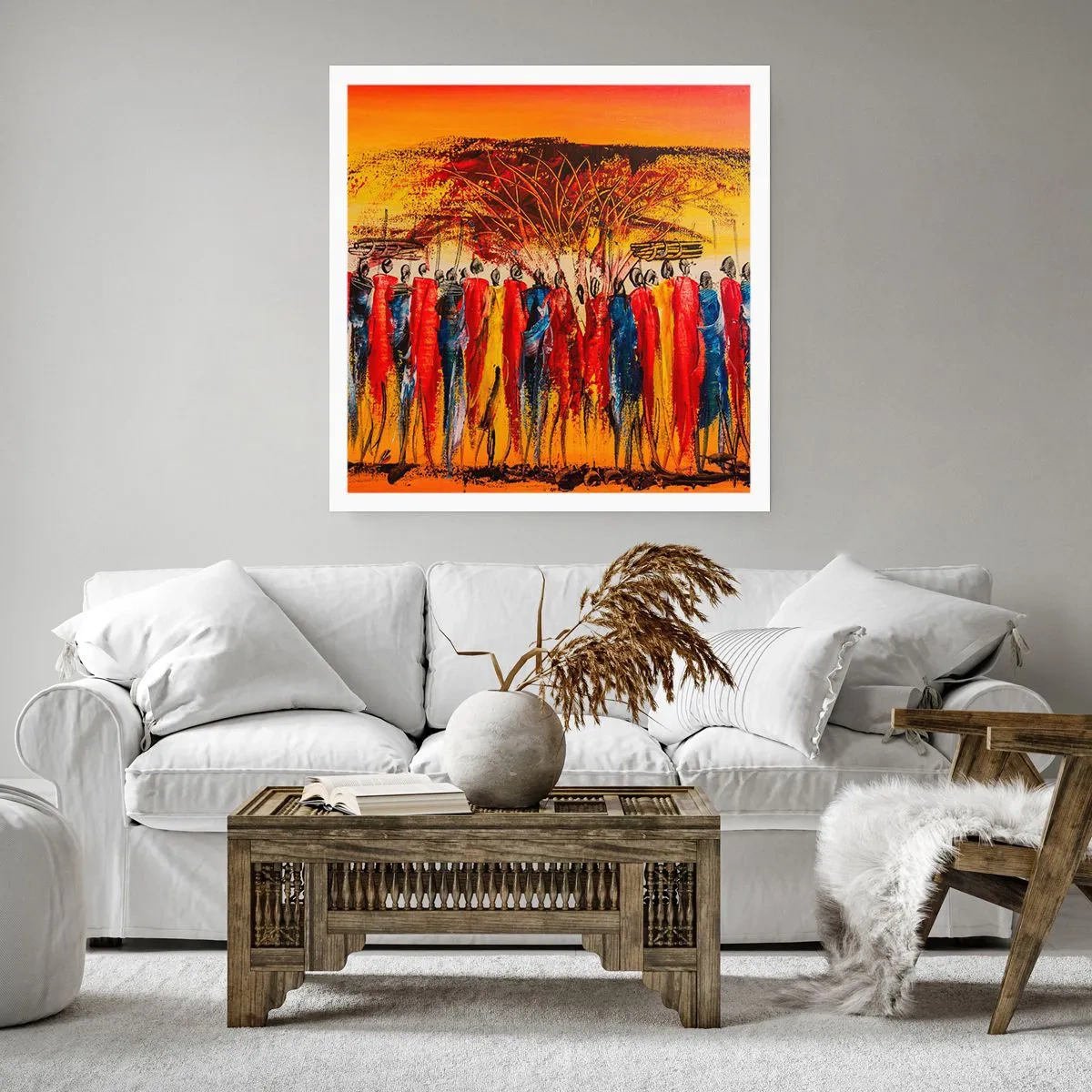 Poster - Acolo, acolo, acolo, acolo se duc - 60x60 cm