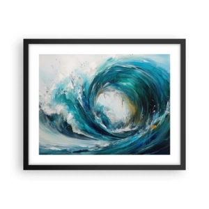 Poster în ramă neagră - Portal maritim - 50x40 cm
