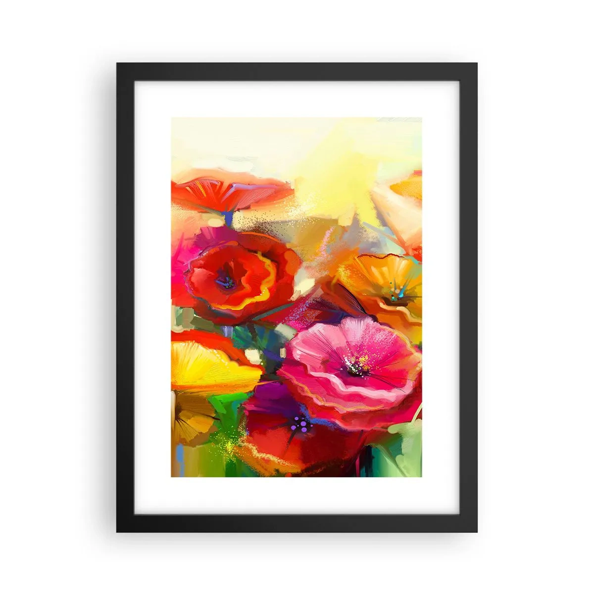 Poster în ramă neagră - Nu numai roșu - 30x40 cm