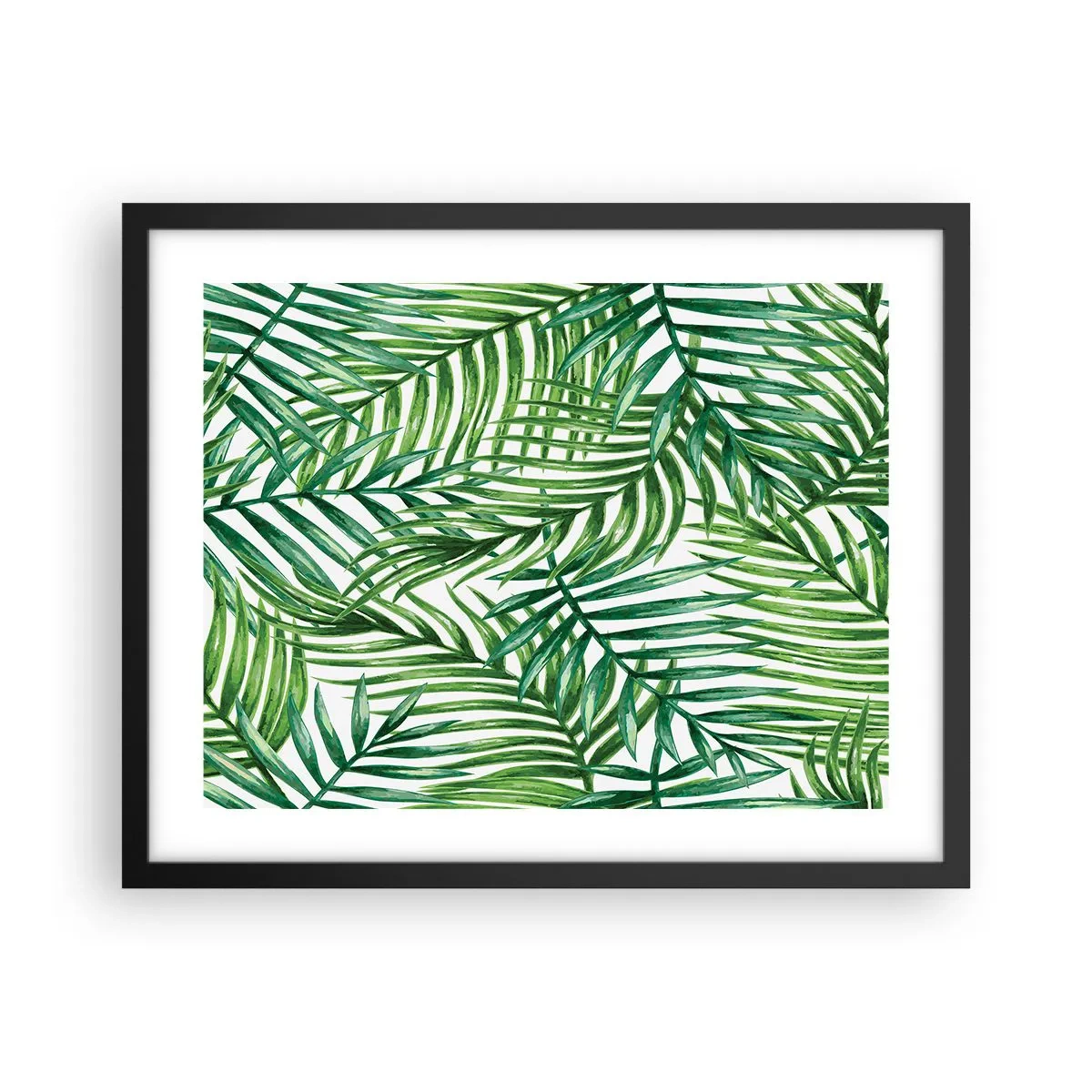 Poster în ramă neagră - Sub bolta verde - 50x40 cm