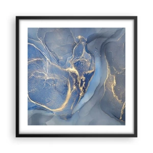 Poster în ramă neagră - Praf de aur - 50x50 cm