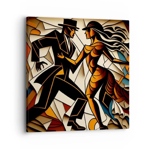 Tablou pe pânză - Dans cu pasiune - 30x30 cm