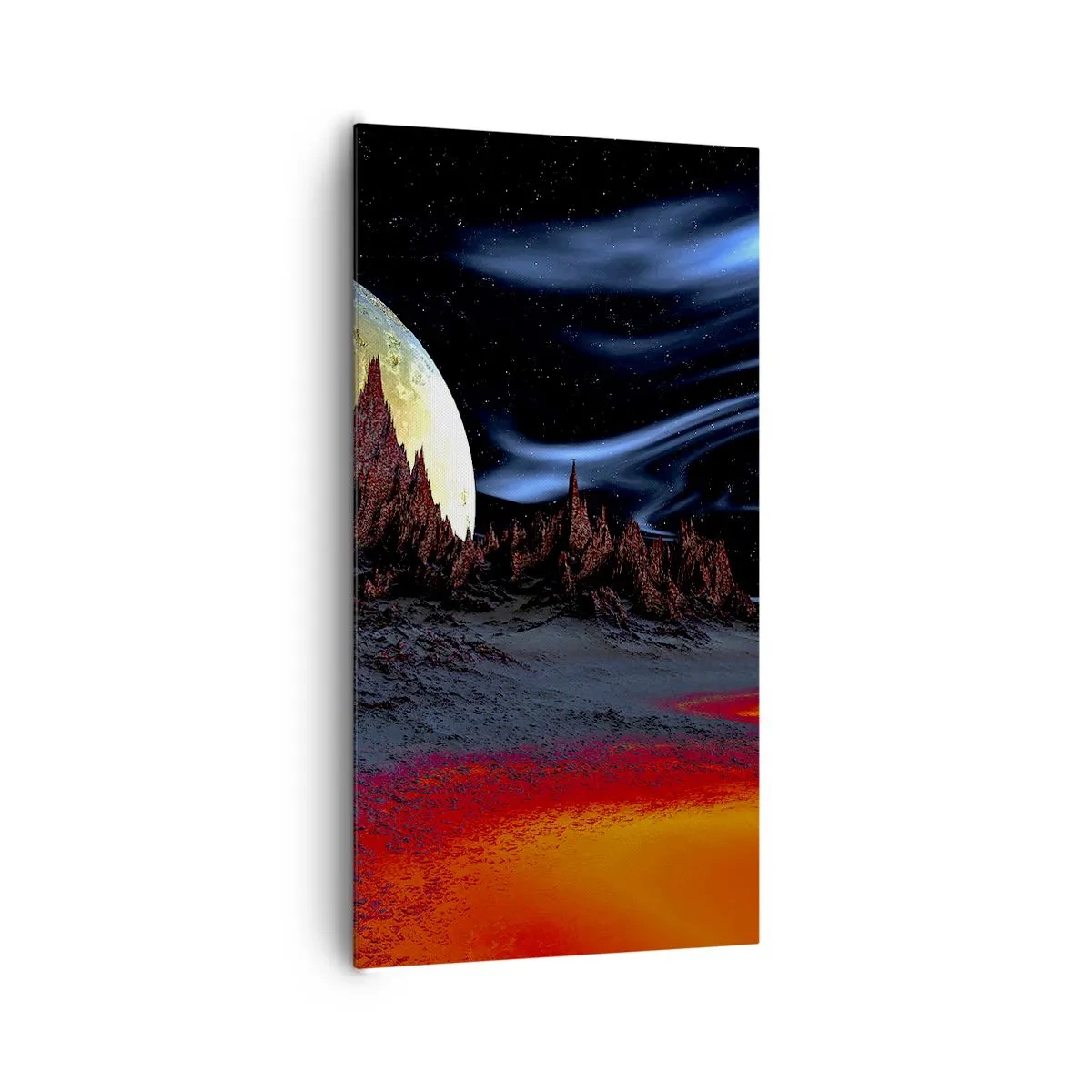 Tablou pe pânză - Lumea necunoscută - 65x120 cm