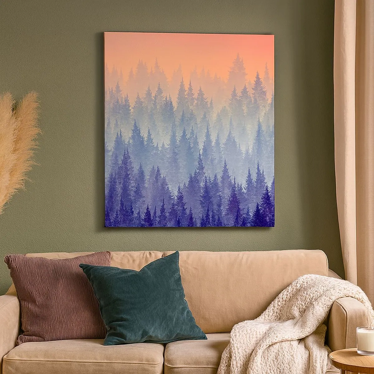 Tablou pe pânză - Sus, mai sus, spre cer - 30x30 cm