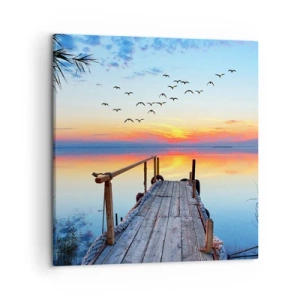 Tablou pe pânză - E timpul să ne întoarcem... - 50x50 cm