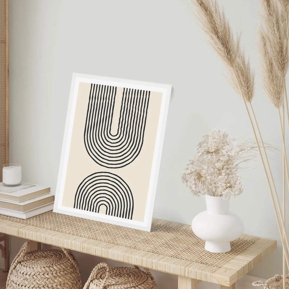 Poster în ramă albă - În curând... - 30x40 cm