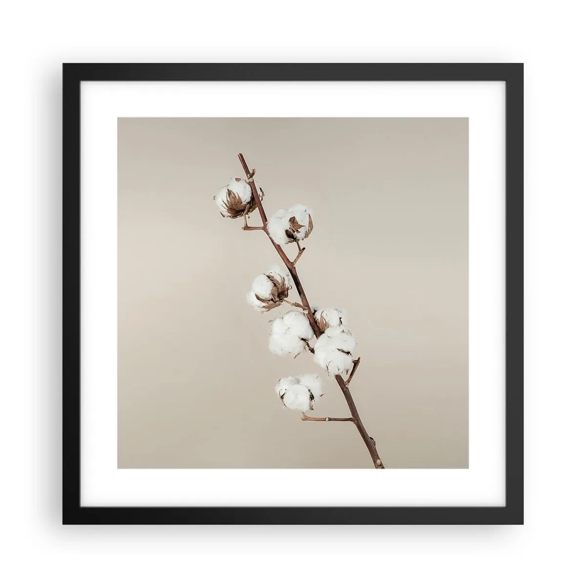 Poster în ramă neagră - La sursa moliciunii - 40x40 cm