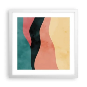 Poster în ramă albă - Neconformitate compatibilă - 40x40 cm