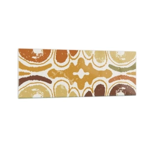 Tablou pe sticlă - Abstracție sentimentală - 140x50 cm