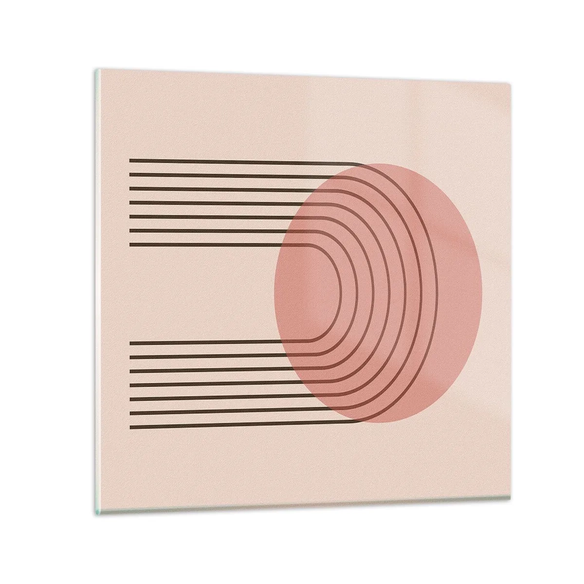 Tablou pe sticlă - Atracție irezistibilă - 70x70 cm