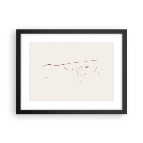 Poster în ramă neagră - Forma dorinței - 40x30 cm