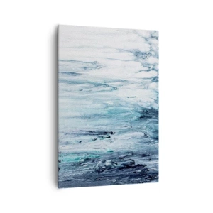 Tablou pe pânză - Țurțuri de albastru - 70x100 cm