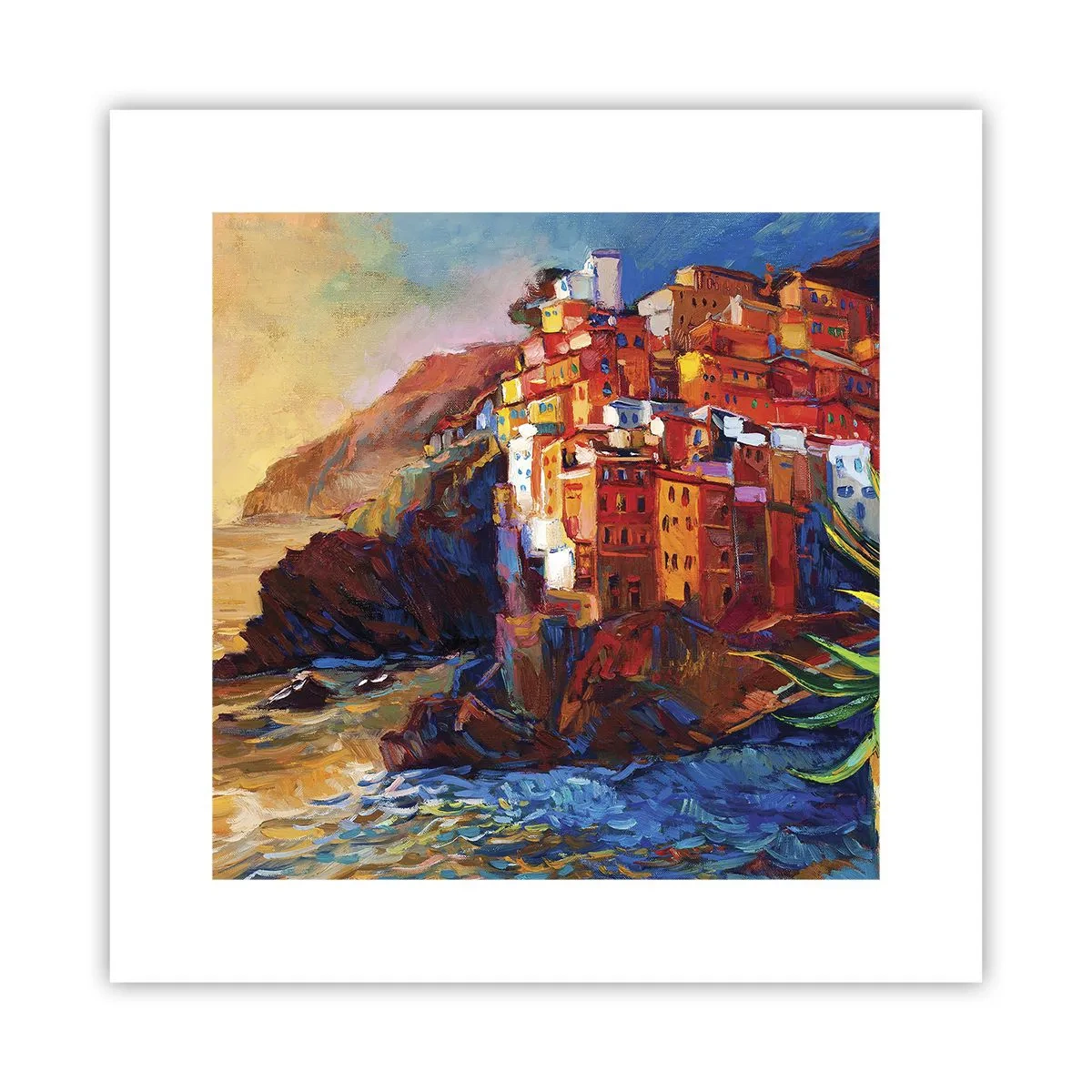 Poster - Oraș italian de vis - 30x30 cm