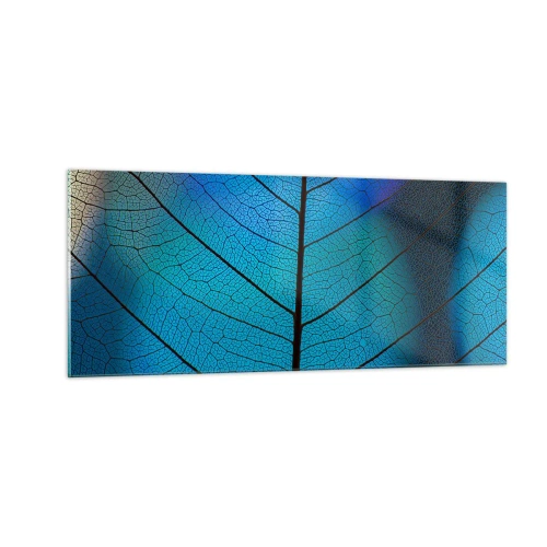 Tablou pe sticlă - Construcție de finețe - 100x40 cm