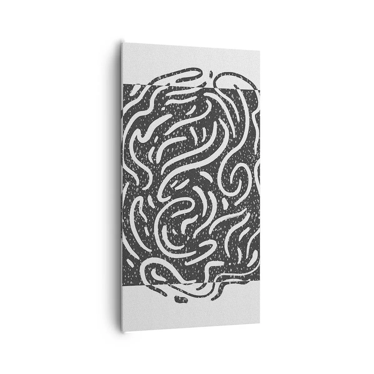 Tablou pe pânză - Abstracție: dansul bucuriei - 65x120 cm