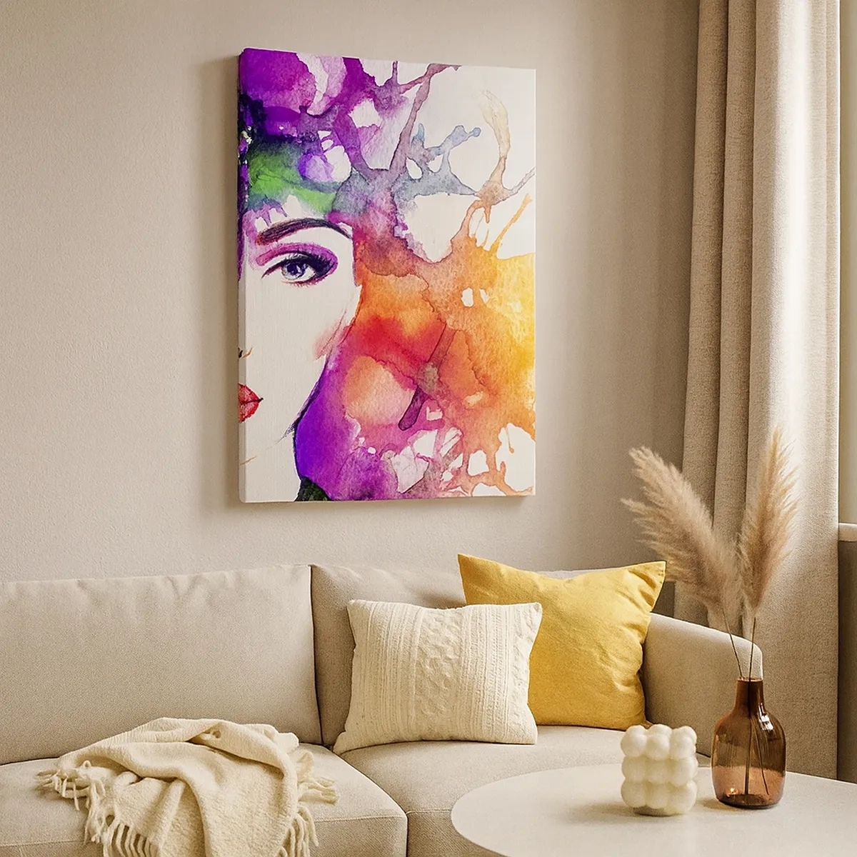 Tablou pe pânză - Cu capul în nori - 50x70 cm