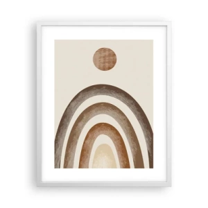 Poster în ramă albă - Într-o galaxie îndepărtată - 40x50 cm