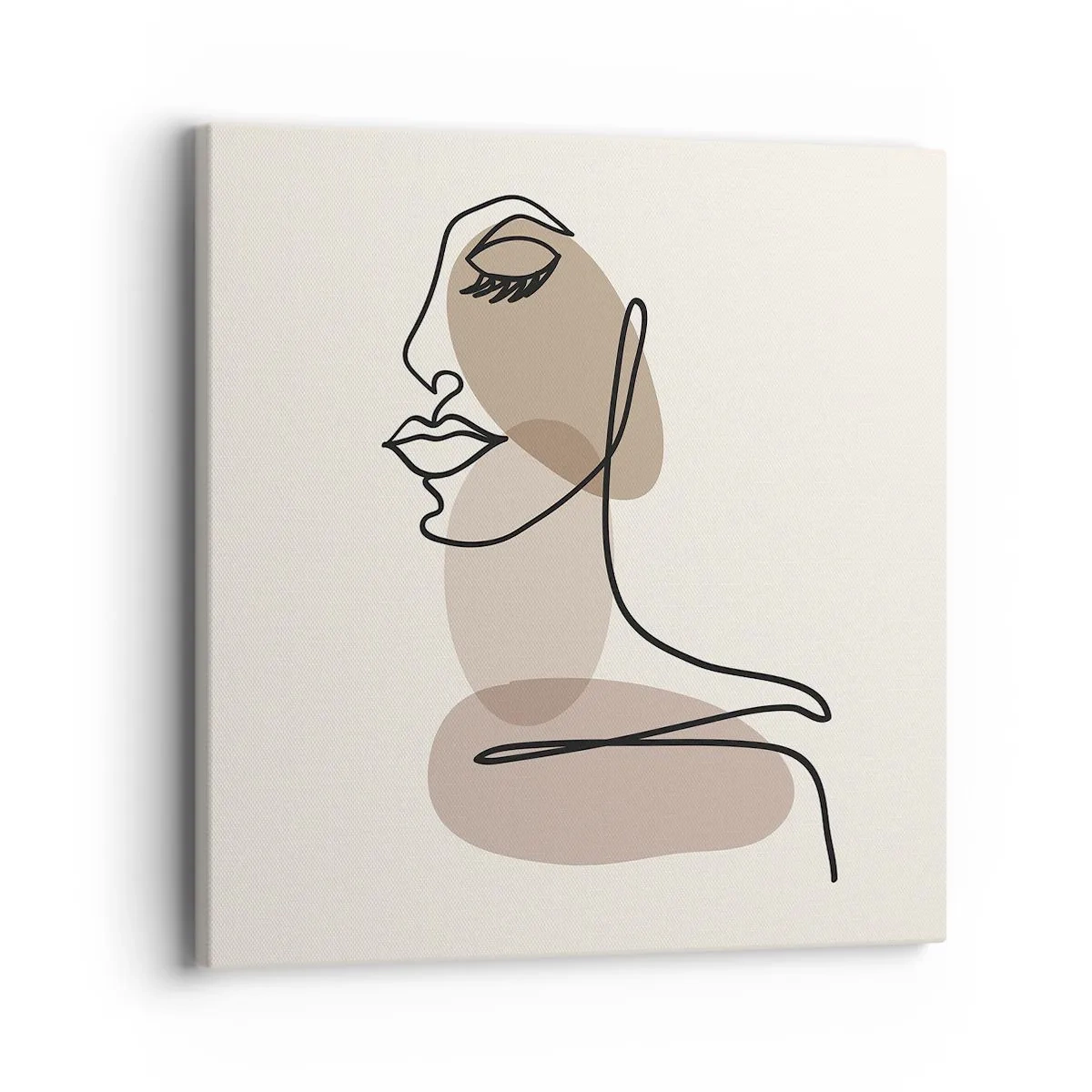 Tablou pe pânză - Ascultându-se pe sine - 40x40 cm