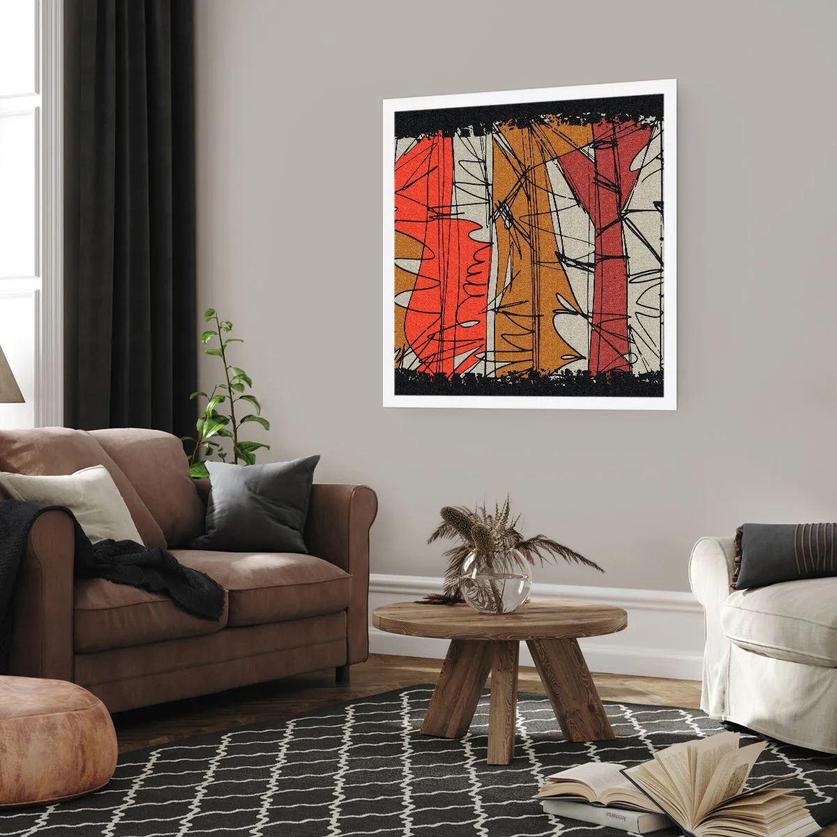 Poster - Compoziție spontană - 60x60 cm