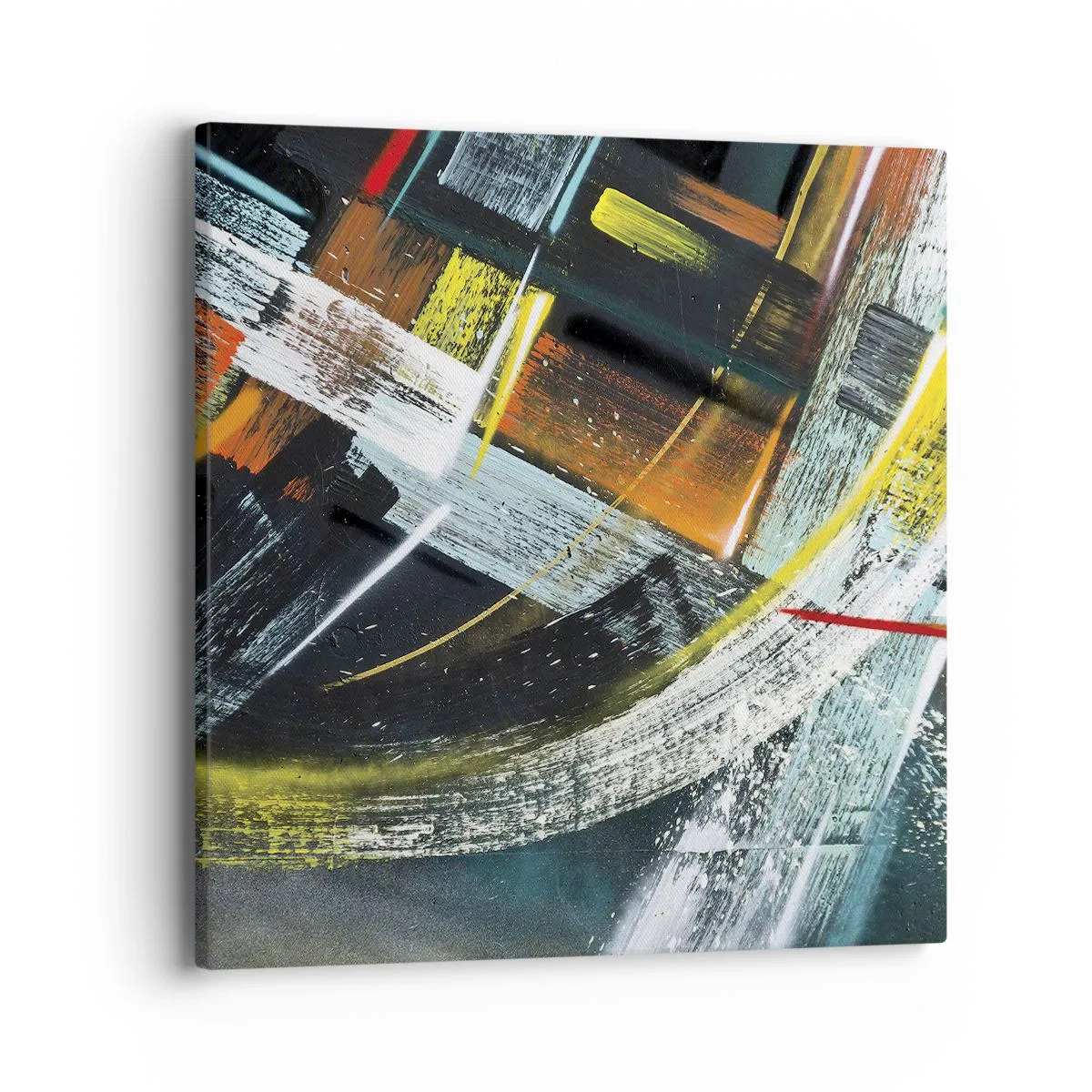 Tablou pe pânză - Energia în mișcare - 40x40 cm