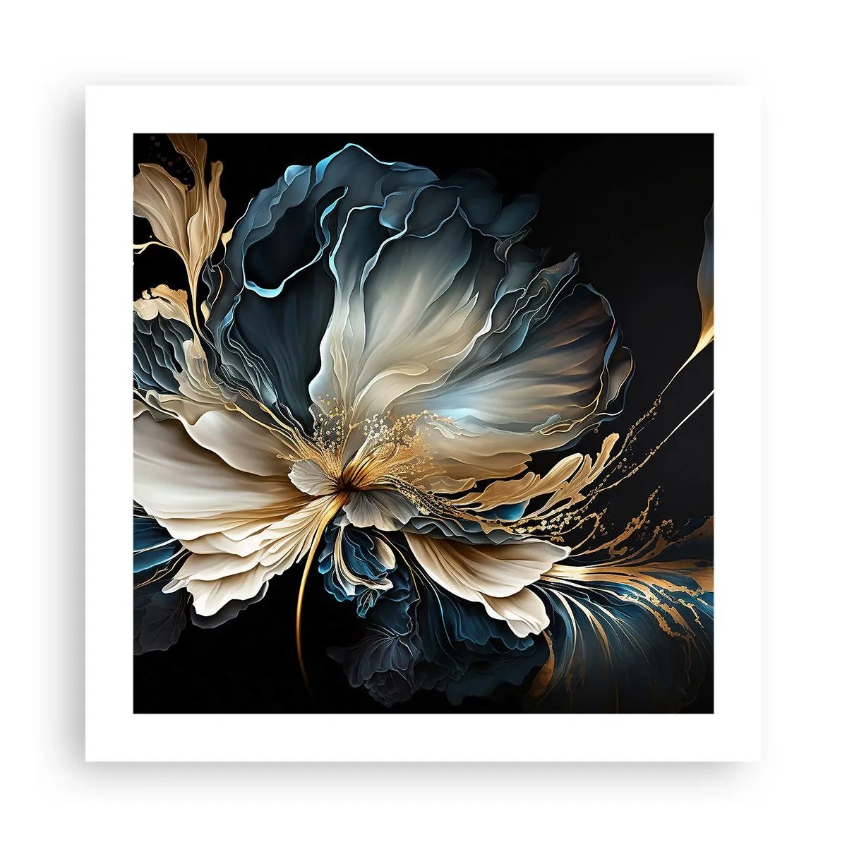 Poster - Povestea unei flori de iubire - 50x50 cm