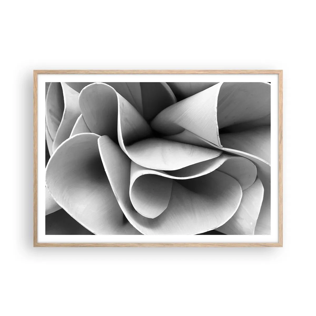 Poster în ramă de stejar deschis - Se întâmplă în spațiu - 100x70 cm